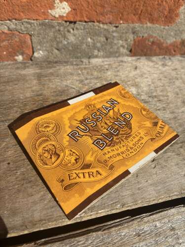 B morris & sons Russian blend cigarette packet