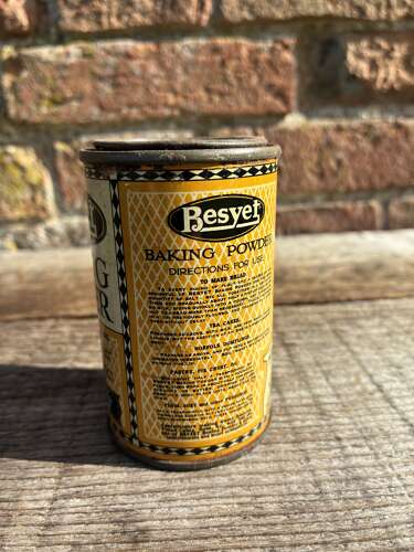 Besyet Ltd baking powder tin
