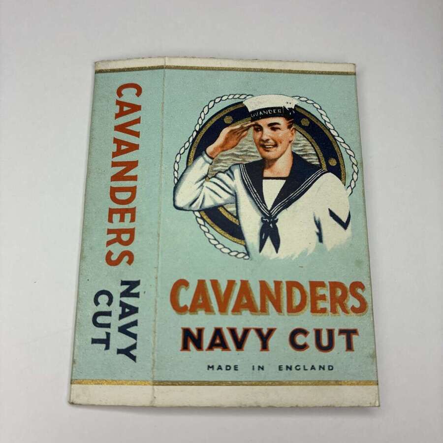 Cavanders Ltd navy cut cigarette packet