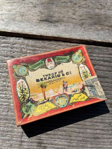 Fabrique de theop bekaris & co Egyptian cigarettes packets live