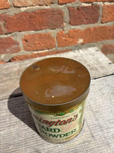 Stunning W.Symington & co custard powder tin