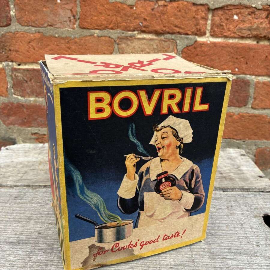 Superb Early bovril advertising box