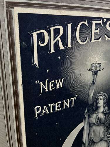 Early prices new patent night lights advertising showcard