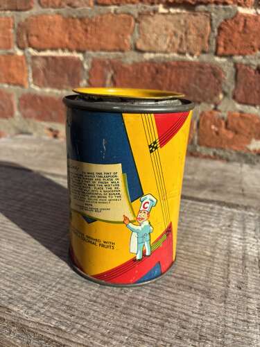 Scarce home & colonial stores ltd custard powder tin