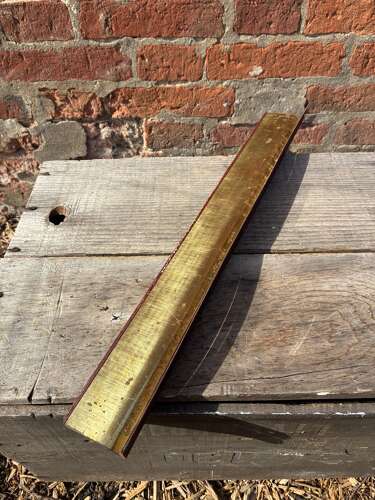 Early william crawfords cream cracker tin advertising shelf strip sign