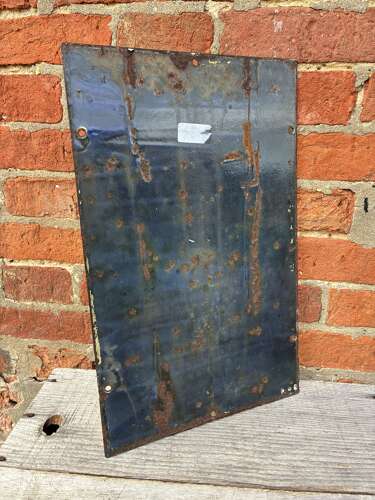 Everards burton ales in bottle pictorial enamel sign
