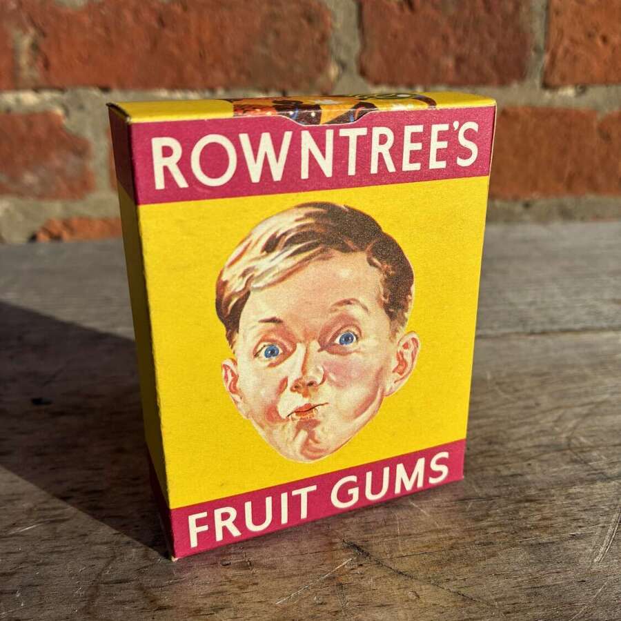 Stunning Rowntrees fruit gums box