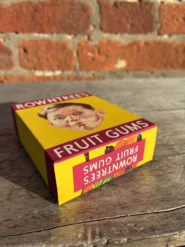 Stunning Rowntrees fruit gums box